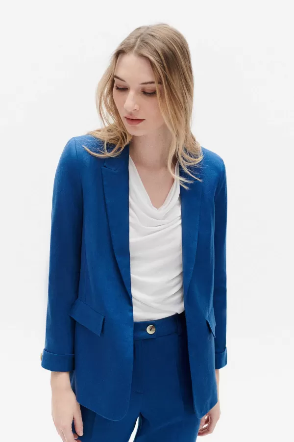 Cheap CAROLL Blazer Randine Femme Bleu