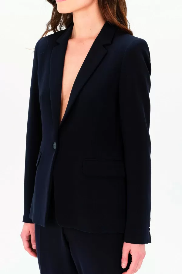 Online CAROLL Blazer Vantea Femme Bleu Marine