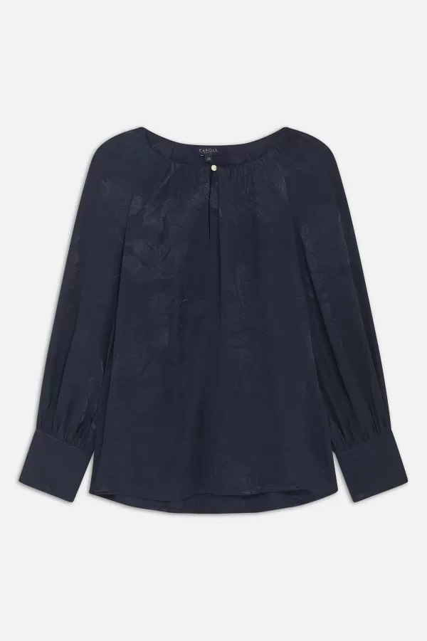 Fashion CAROLL Blouse Cecile Femme Bleu Marine