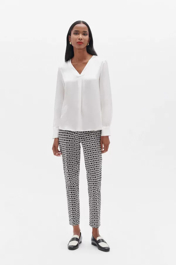 Shop CAROLL Blouse Cmilana2 Femme Ivoire