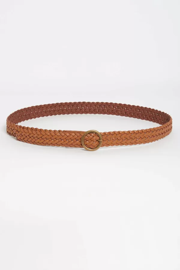 Shop CAROLL Ceinture Monastir 100% Cuir Femme Camel