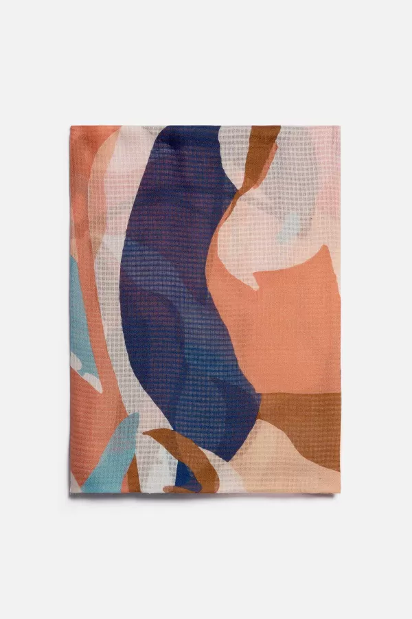 Sale CAROLL Foulard Lino Femme Orange