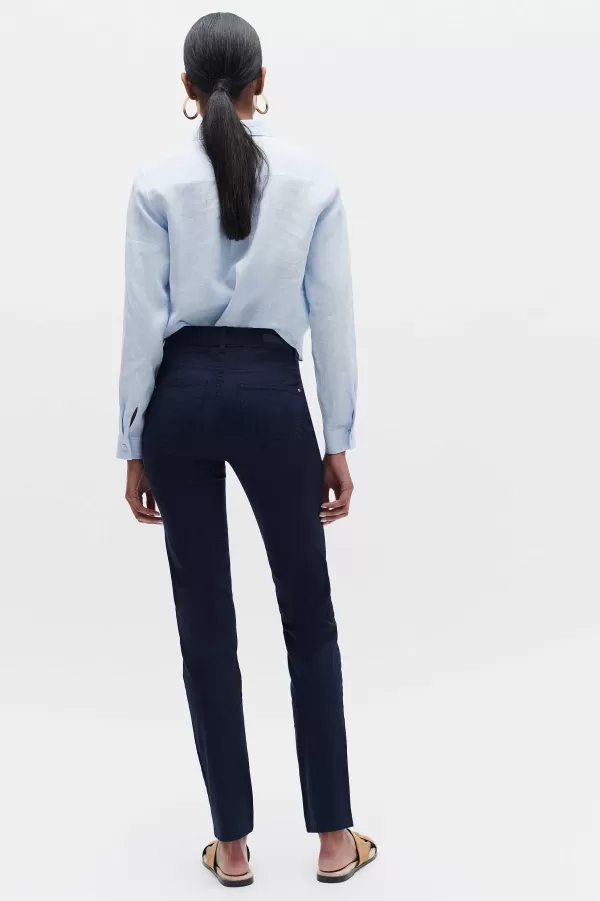 New CAROLL Pantalon Craig Femme Bleu Marine