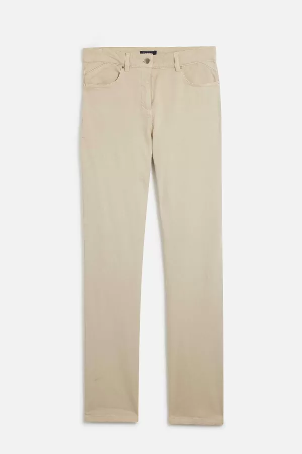 Flash Sale CAROLL Pantalon Droit Darling Femme Beige