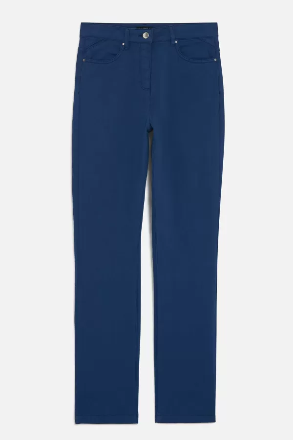 Best Sale CAROLL Pantalon Droit Darling Femme Bleu Marine