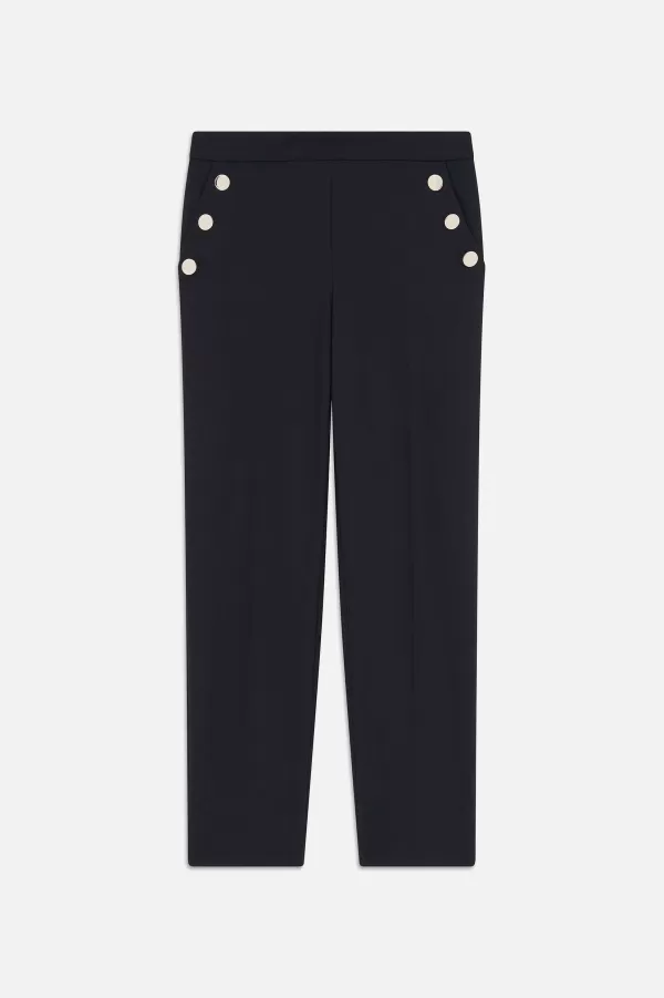 Clearance CAROLL Pantalon Octavian Femme Bleu Marine