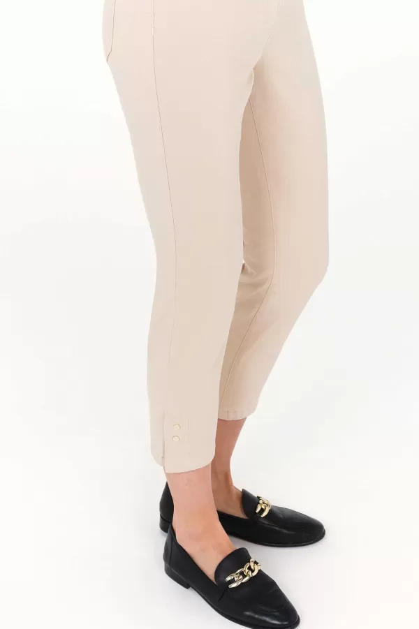 Clearance CAROLL Pantalon Pasoni Femme Beige