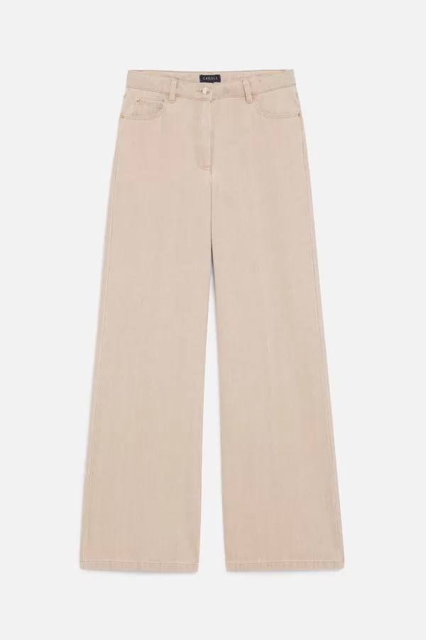 Fashion CAROLL Pantalon Pbryan Femme Beige