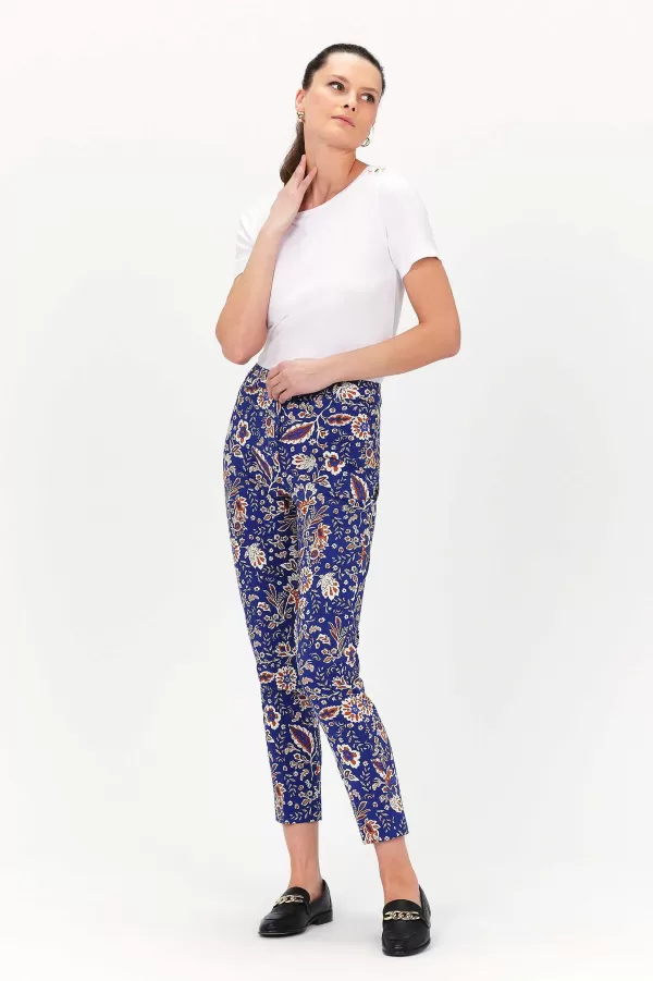 Hot CAROLL Pantalon Pgabin Femme Bleu Turquoise