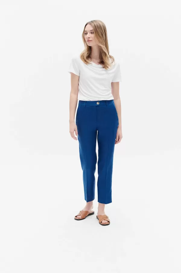 Clearance CAROLL Pantalon Randy Femme Bleu