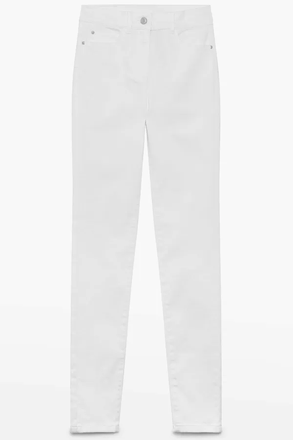 Best CAROLL Pantalon Slim Tom. Femme Blanc