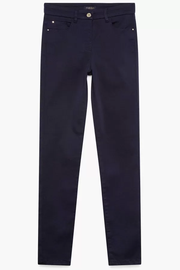 Store CAROLL Pantalon Tony Femme Bleu Marine