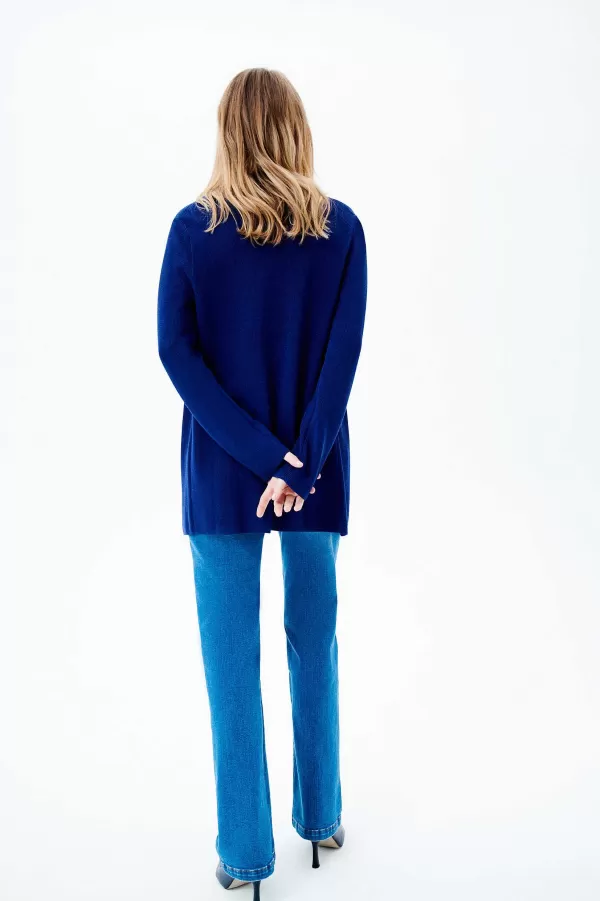 Best CAROLL Pull Minorque Femme Bleu Marine