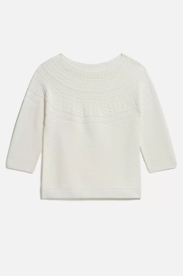 Store CAROLL Pull Mira Femme Blanc