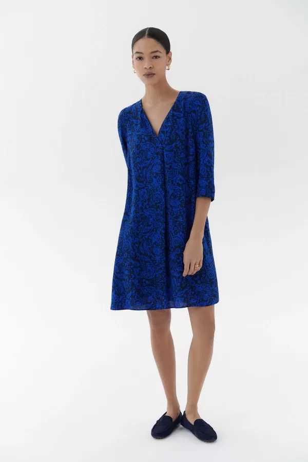 Store CAROLL Robe Minda2 Femme Bleu Marine