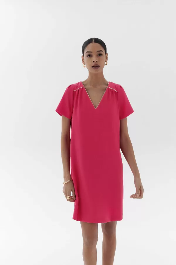 Flash Sale CAROLL Robe Raffy Femme Rose Fushia