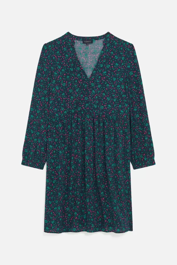 Best Sale CAROLL Robe Randy Femme Bleu Turquoise