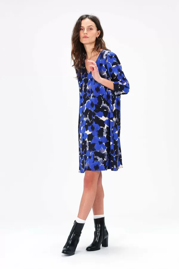 Discount CAROLL Robe Rathalie Femme Bleu Marine