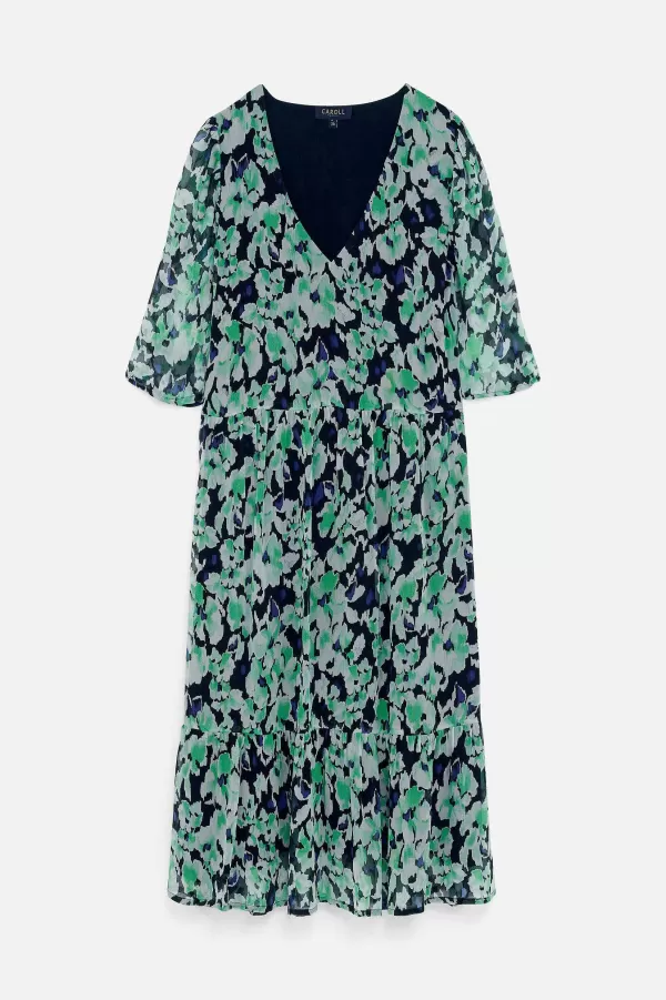 Fashion CAROLL Robe Romalia1 Femme Vert Menthe