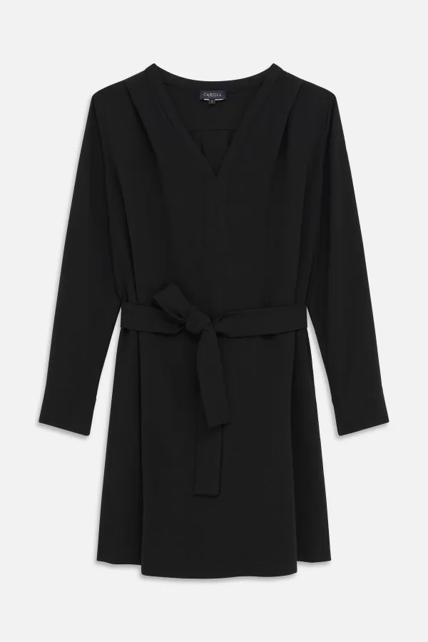 Best Sale CAROLL Robe Ruddy Femme Noir