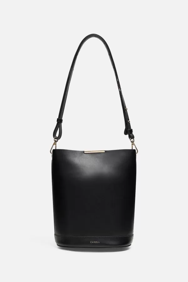 Hot CAROLL Sac Saul 100% Cuir Femme Noir