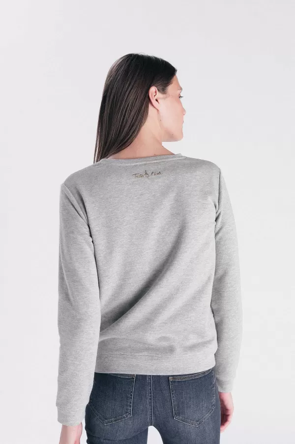 Flash Sale CAROLL Sweat Jason Femme Gris