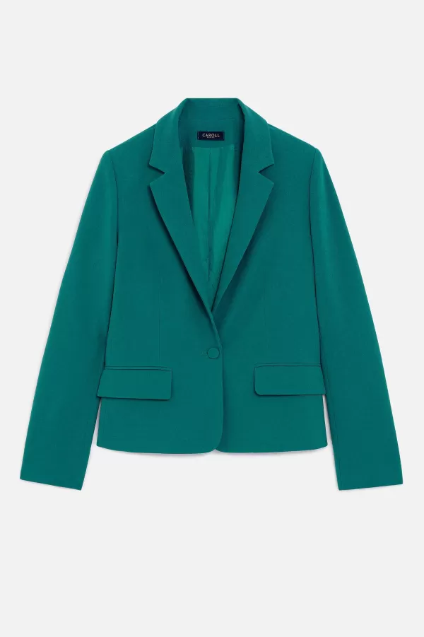 Clearance CAROLL Veste Vega Femme Vert Emeraude