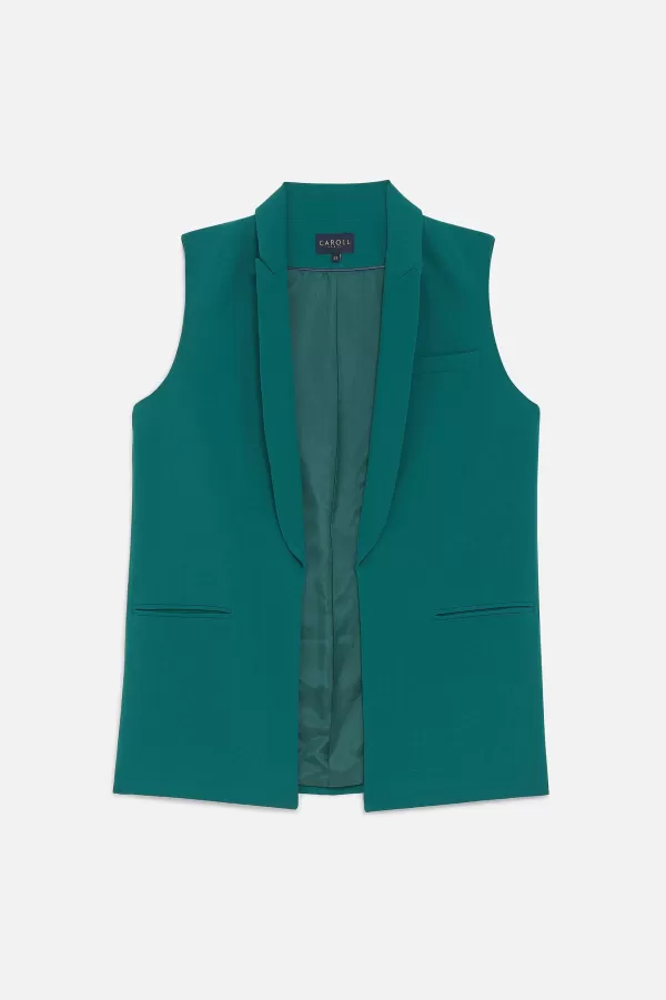 Hot CAROLL Veste Vopale Femme Vert Emeraude