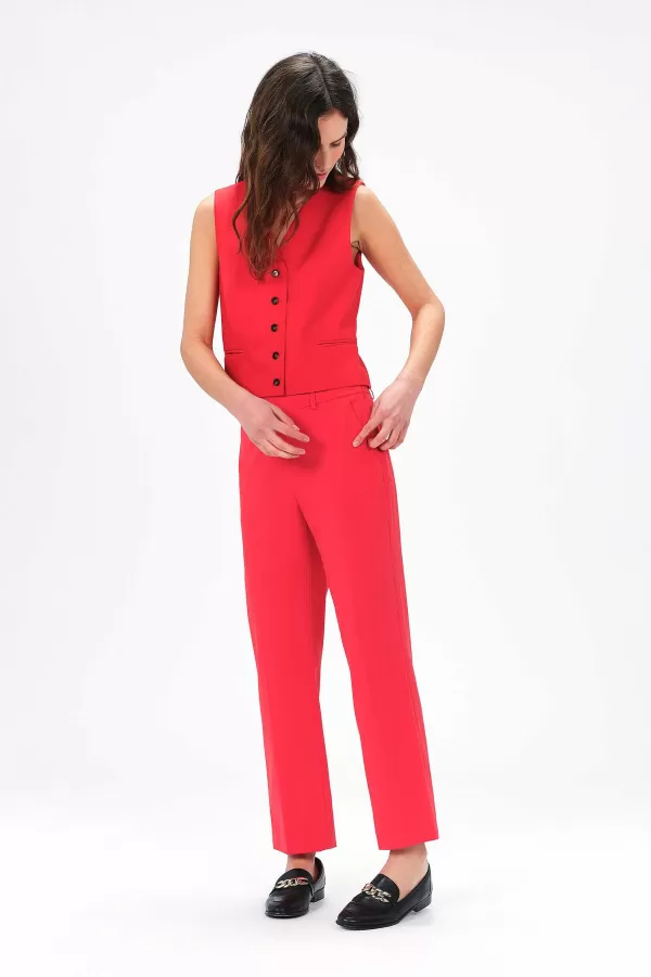 Hot CAROLL Veste Vouglas Femme Rouge